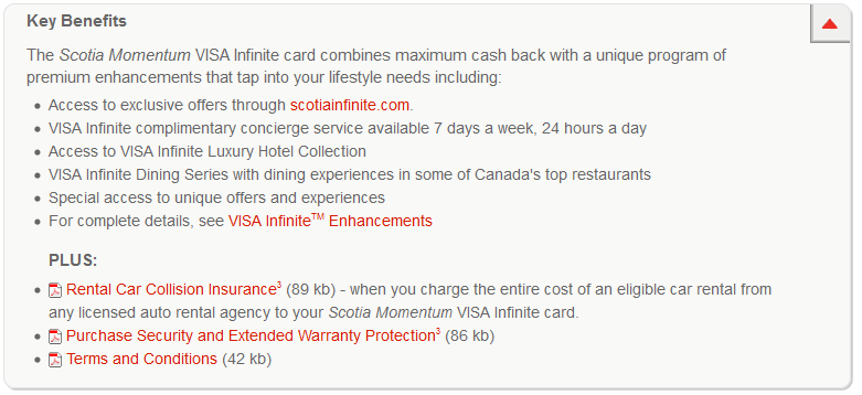 Scotia Momentum - Insurance Benefits