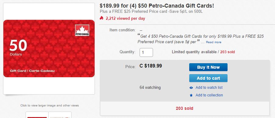 Petro Canada on eBay