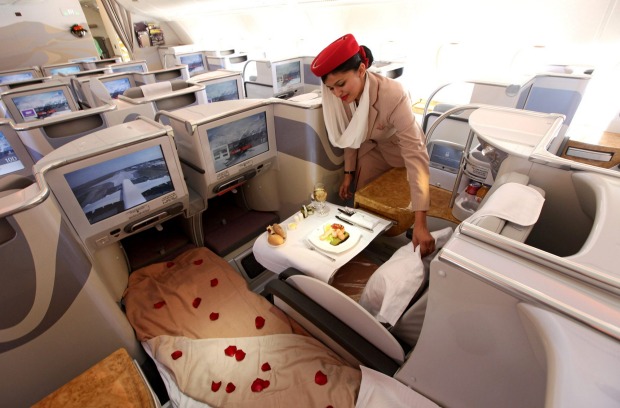 Flying Business Class from Canada to Dubai