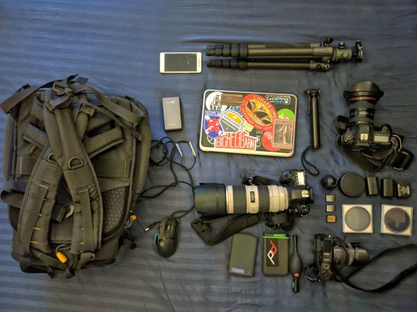 Laurence Norah's electronic travel gear