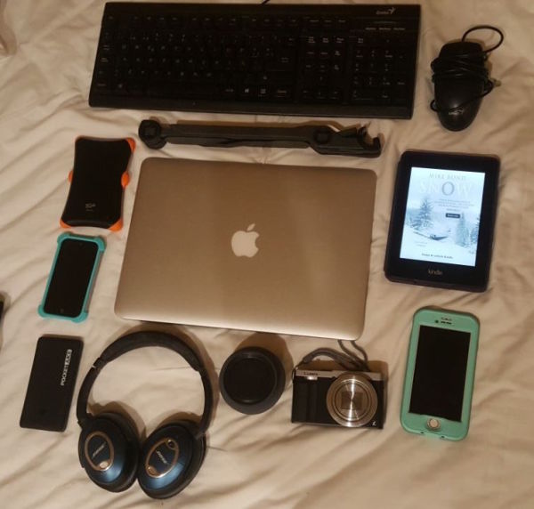 Louise's electronic travel gear