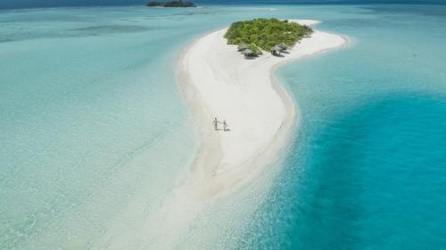British Virgin Islands sandbar in the Caribbean