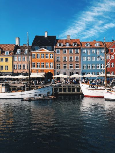 Copenhagen, Denmark, colourful and pricey! 