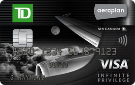 TD Aeroplan Visa Infinite Privilege - best credit card for flights Canada